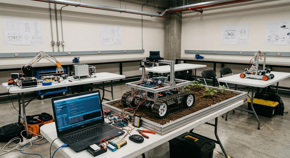 Proyectos de robótica en laboratorio